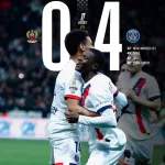 PSG Nice 4-0 résultat Ligue 1 27e journée mars 2026