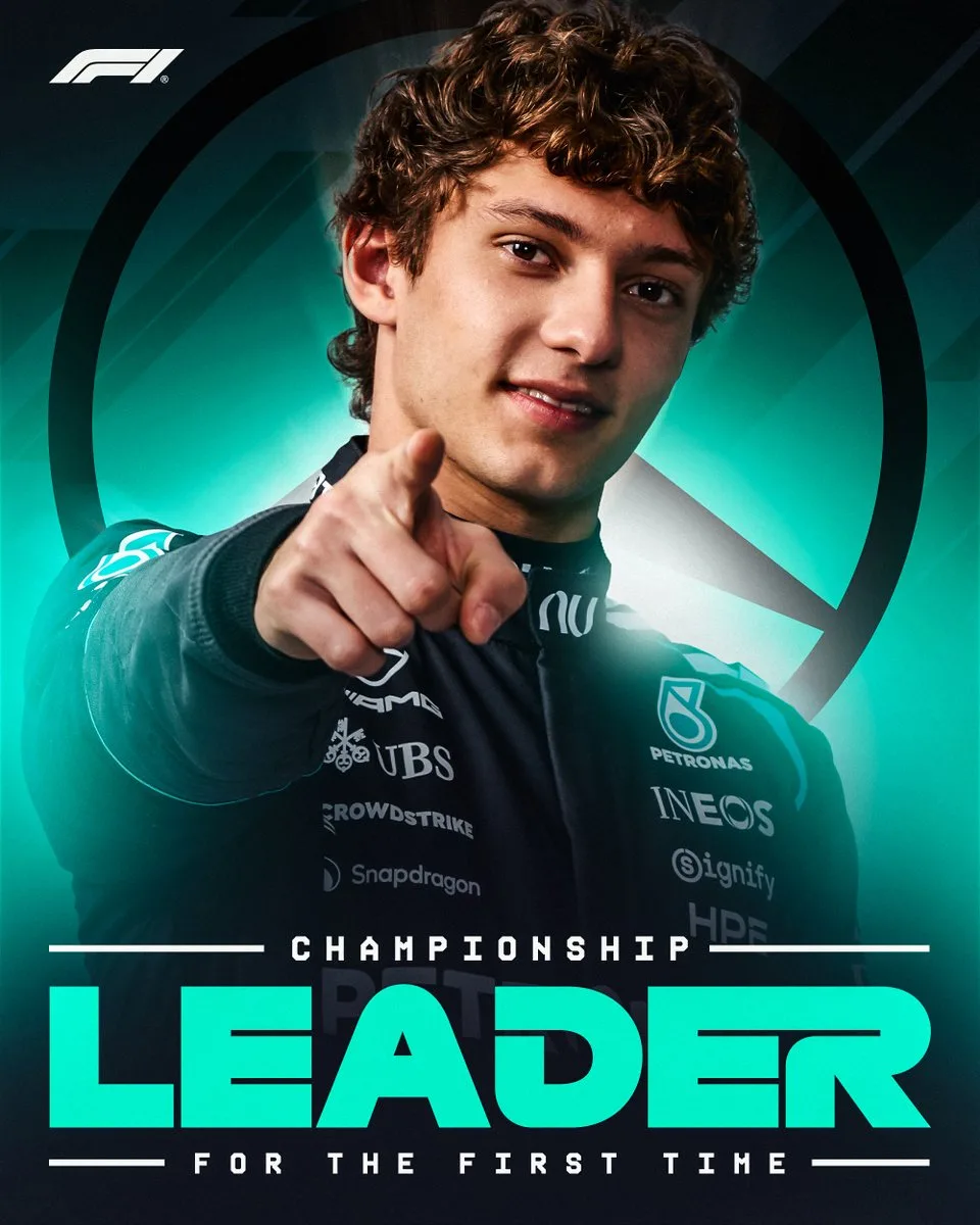 Kimi Antonelli vainqueur du GP du Japon 2026 à Suzuka, Mercedes AMG F1