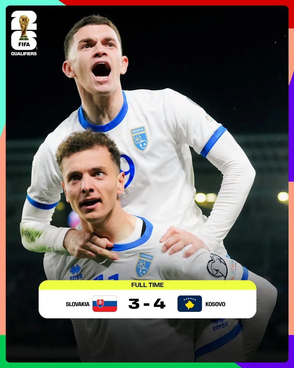 Kosovo fête sa qualification en finale des barrages de la Coupe du Monde 2026