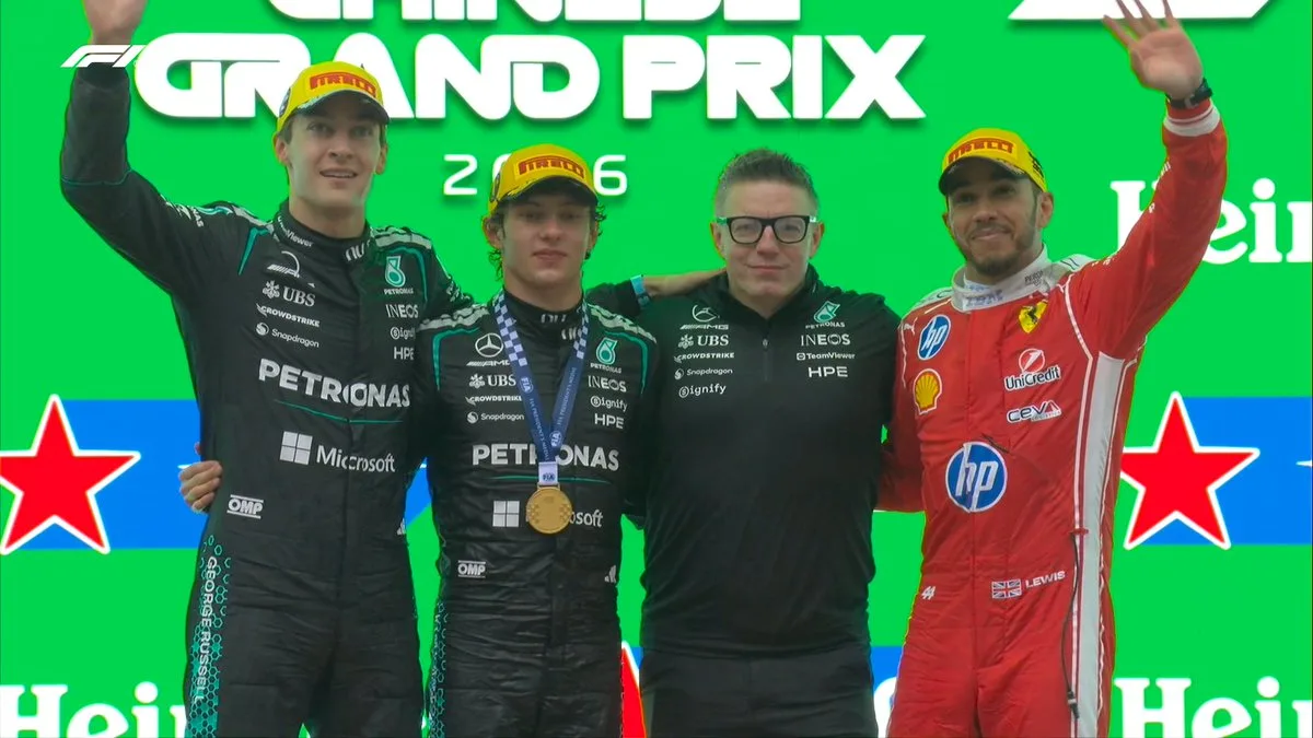 Grand Prix Japon F1 2026 Suzuka Mercedes Ferrari podium