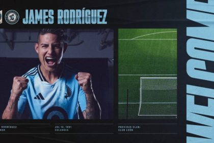 James Rodriguez avec le maillot de Minnesota United en MLS 2026