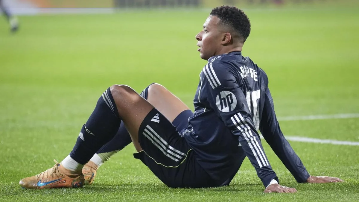 Kylian Mbappe en action avec le Real Madrid, staff medical sous pression