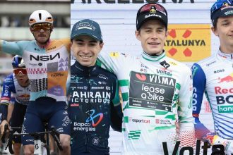 Jonas Vingegaard vainqueur du Tour de Catalogne 2026 avec le maillot de leader