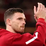 Andy Robertson dans le tunnel d'Anfield lors de son annonce de départ de Liverpool