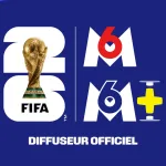 Logo Coupe du Monde 2026 et M6 - programme des matchs en clair