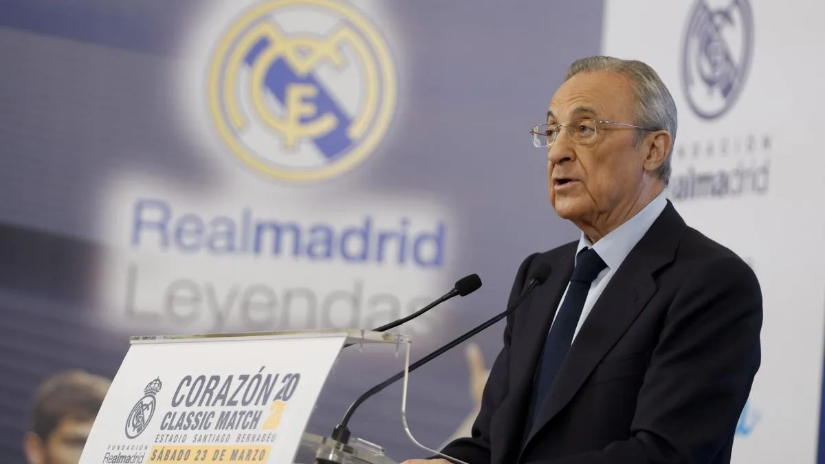 Florentino Pérez prend la parole après l'élimination du Real Madrid face au Bayern Munich en Ligue des Champions 2026