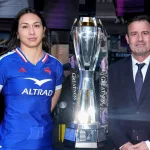 Les Bleues du XV de France féminin lors de la victoire contre l'Italie 40-7 au Six Nations 2026 à Grenoble