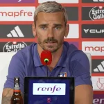 Antoine Griezmann en conférence de presse avant la finale Copa del Rey 2026 Atletico Madrid Real Sociedad