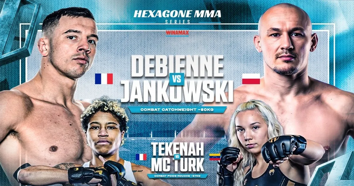 Affiche Hexagone MMA Series - Debienne vs Jankowski au Chaudron du Portel 25 avril 2026