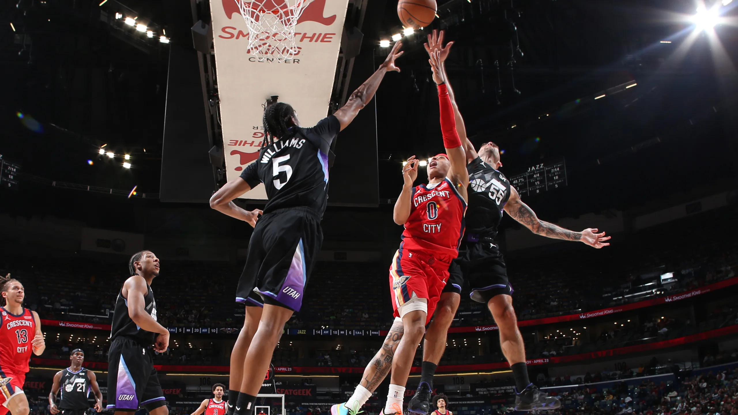 Jeremiah Fears Pelicans record rookie 40 points face au Jazz NBA 2026