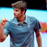 Flavio Cobollí en quart de finale du Madrid Open 2026 contre Medvedev