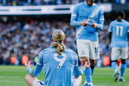 Erling Haaland célèbre son but contre Arsenal - Manchester City 2-1 Arsenal Premier League 2026