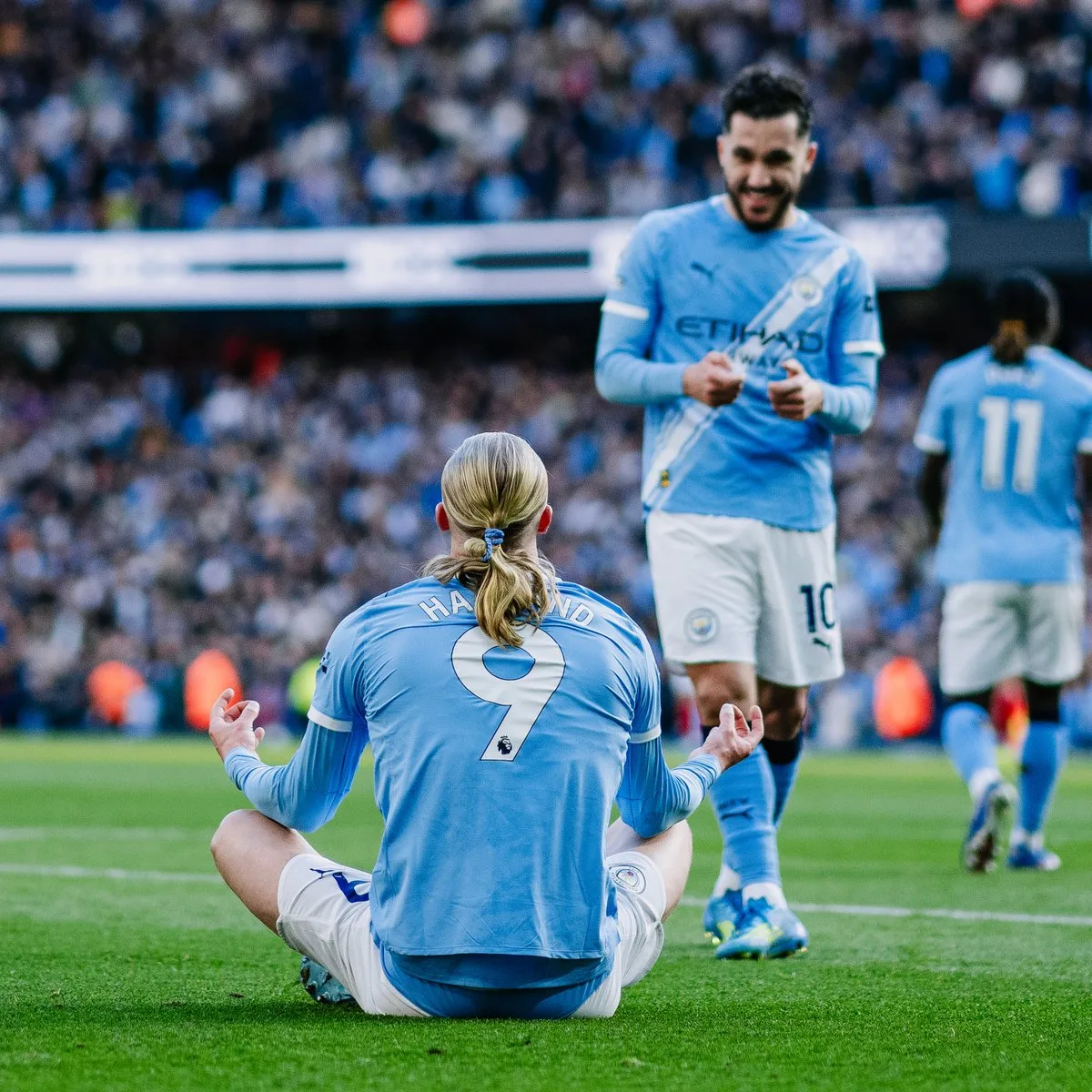 Erling Haaland célèbre son but contre Arsenal - Manchester City 2-1 Arsenal Premier League 2026