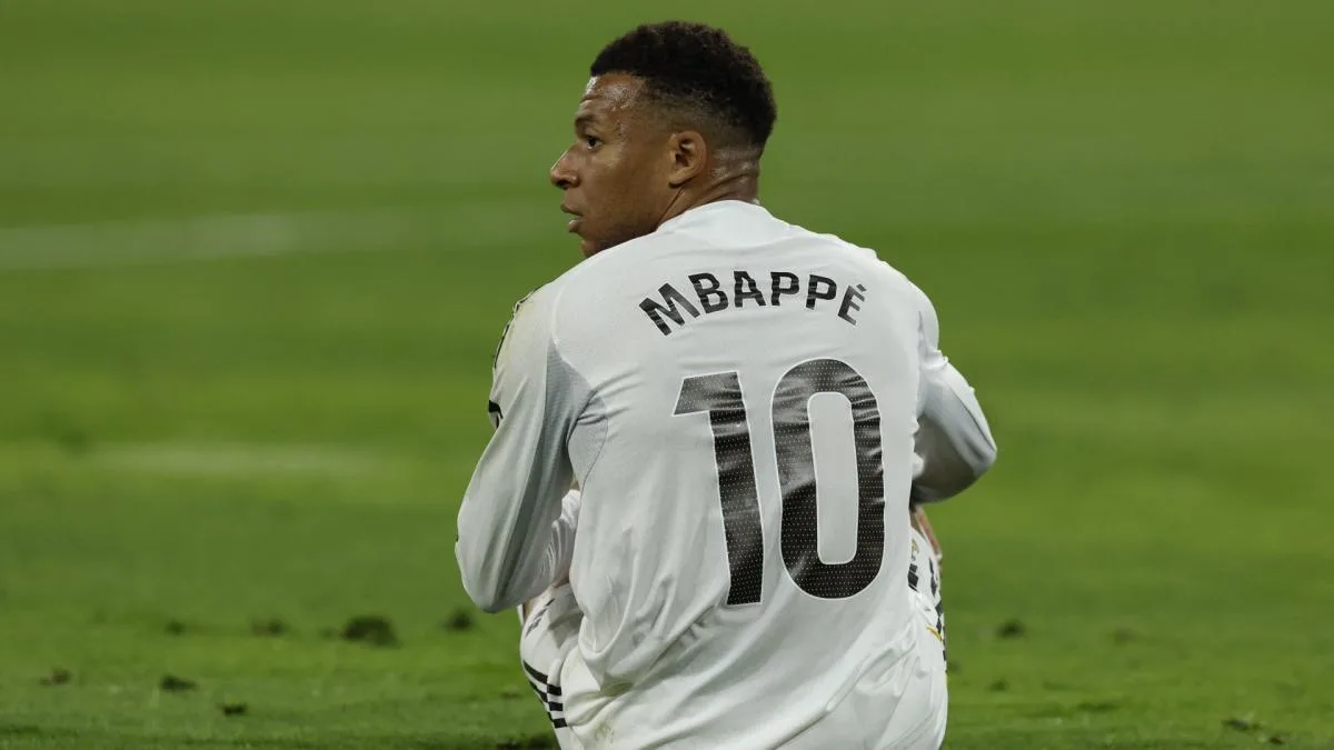 Kylian Mbappé lors d'un match du Real Madrid en Liga 2026