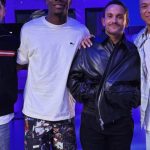 Kylian Mbappé et Achraf Hakimi sur le plateau de The Bridge en avril 2026