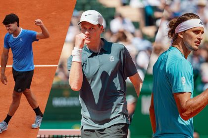 Alcaraz, Sinner et Zverev au Masters 1000 de Monte-Carlo 2026