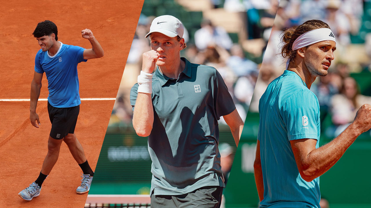 Alcaraz, Sinner et Zverev au Masters 1000 de Monte-Carlo 2026
