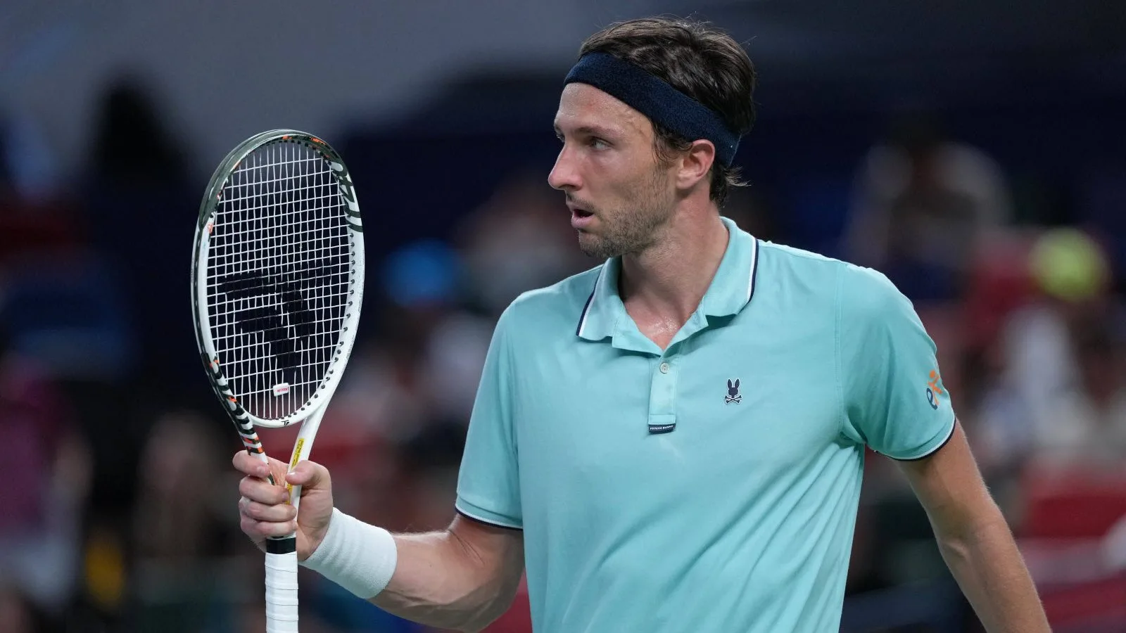 Arthur Rinderknech en action au Masters 1000 de Monte-Carlo 2026 sur terre battue