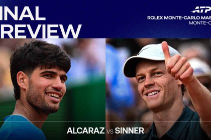 Jannik Sinner et Carlos Alcaraz en finale du Rolex Monte-Carlo Masters 2026