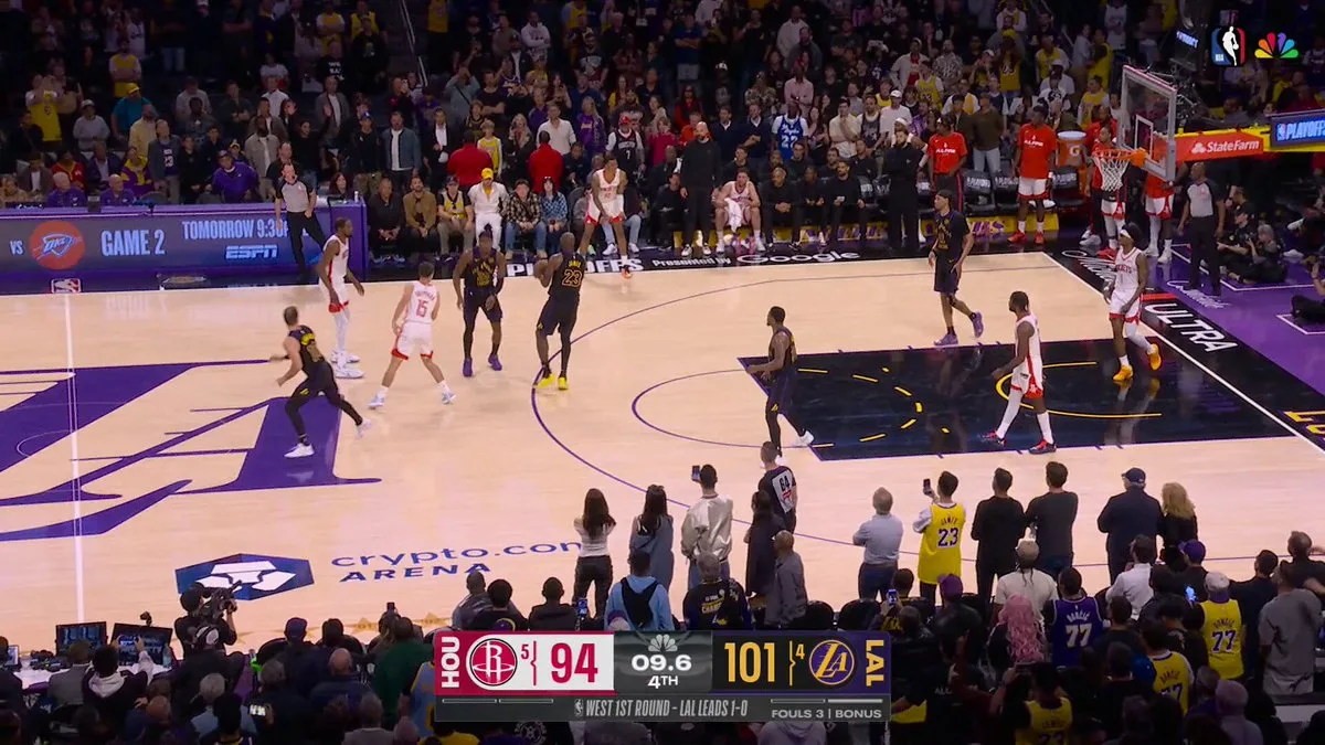 LeBron James et les Lakers mènent 2-0 face aux Rockets en NBA Playoffs 2026