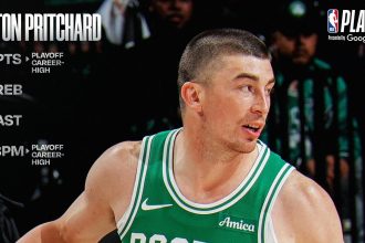 Payton Pritchard fête ses 32 points record avec les Celtics en Game 4 des NBA Playoffs 2026