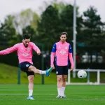 Rayan Cherki à l'entraînement avec Manchester City Premier League 2025-2026