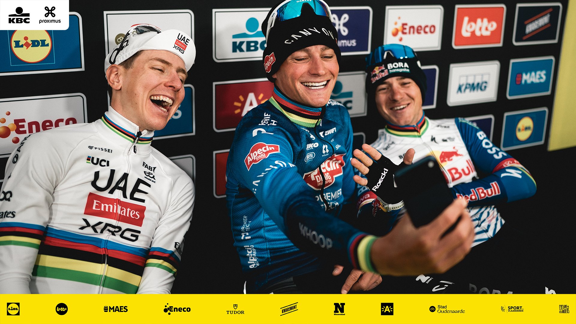 Tadej Pogacar victorieux au Tour des Flandres 2026 à Audenarde