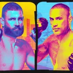 Affiche UFC 327 Prochazka vs Ulberg pour le titre mi-lourd vacant