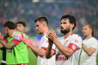 FC Thun fête son titre de champion de Suisse 2026 au Stockhorn Arena