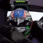 Kimi Antonelli célèbre sa victoire au Grand Prix de Miami 2026 avec Mercedes