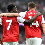 Viktor Gyökeres célèbre son but lors de Arsenal 3-0 Fulham en Premier League le 2 mai 2026
