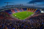 Vue aérienne du Spotify Camp Nou plein à craquer lors du Clasico Barcelone Real Madrid en Liga 2026