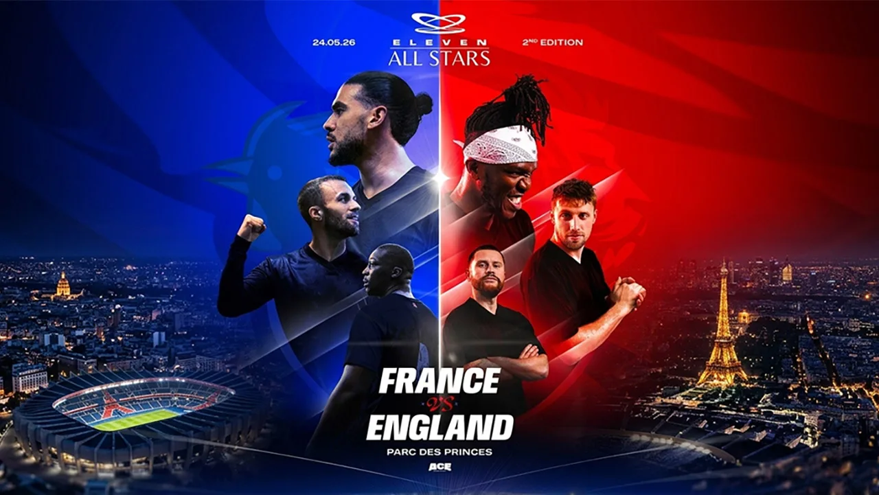 Eleven All Stars 2 : France vs Angleterre au Parc des Princes le 24 mai 2026