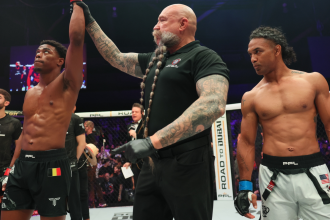 Patrick Habirora KO Benson Henderson en 20 secondes — PFL Bruxelles mai 2026
