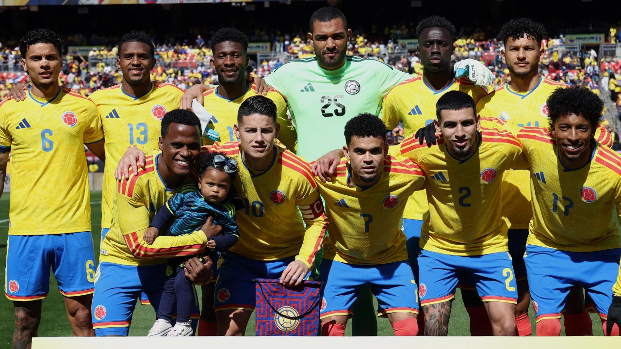 James Rodriguez avec le maillot de la Colombie — Coupe du Monde 2026