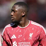 Ibrahima Konaté sous le maillot de Liverpool lors de la saison 2025-2026