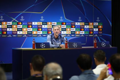Luis Enrique et Marquinhos en conférence de presse avant la finale PSG-Arsenal, Ligue des Champions 2026