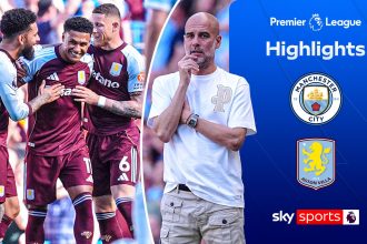 Pep Guardiola lors de Manchester City 1-2 Aston Villa, dernier match à l'Etihad Stadium, Premier League 2026
