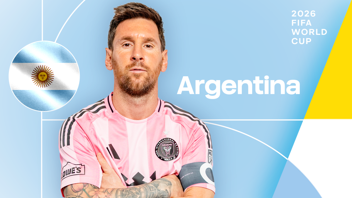 Lionel Messi avec le maillot de l'Argentine, sélectionné pour la Coupe du Monde 2026