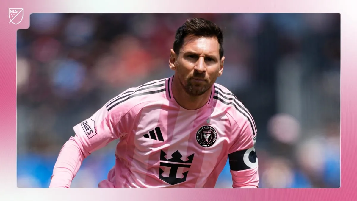 Lionel Messi Inter Miami maillot rose match Toronto FC MLS 2026
