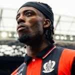 Elye Wahi doublé barrage retour OGC Nice ASSE Ligue 1 29 mai 2026
