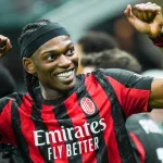 Rafael Leão lors d'un match de l'AC Milan, mercato 2026