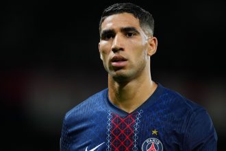 Achraf Hakimi sous le maillot du Paris Saint-Germain