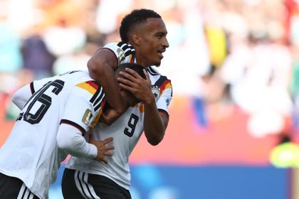 Les joueurs de l'Allemagne célèbrent un but face à la Côte d'Ivoire à la Coupe du monde 2026