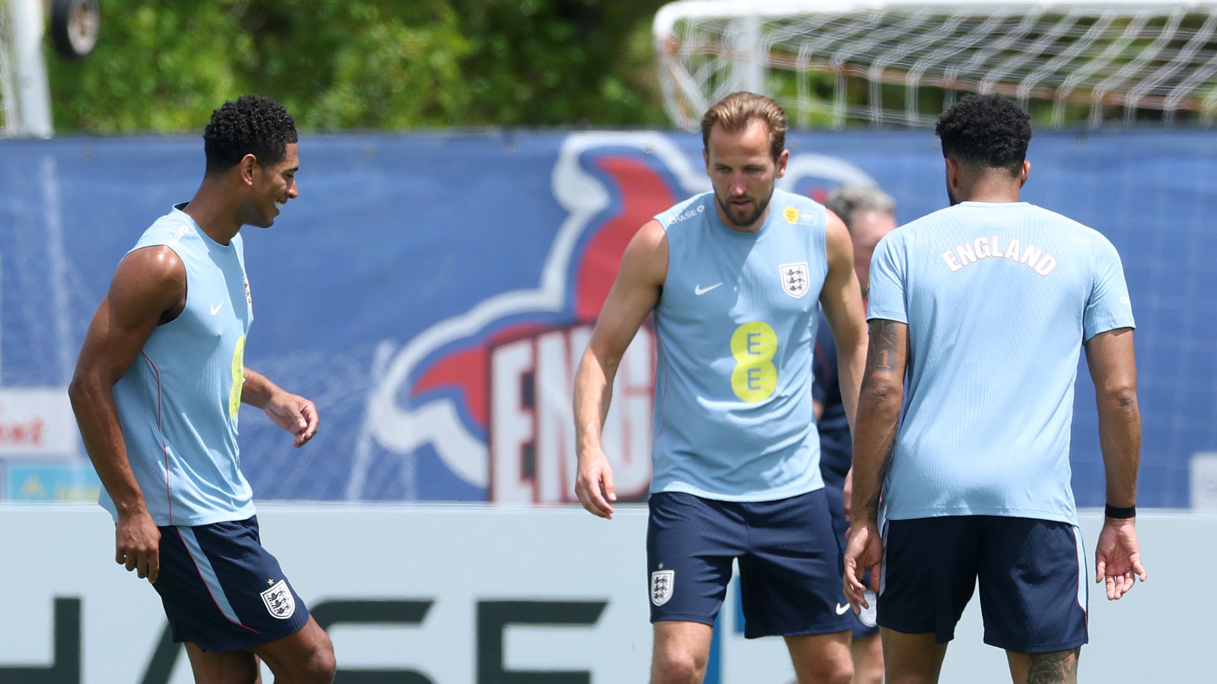 Joueurs de l'Angleterre dont Harry Kane et Jude Bellingham a l'entrainement avant la Coupe du monde 2026