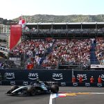 Kimi Antonelli au volant de la Mercedes lors des essais libres 3 du Grand Prix de Monaco 2026