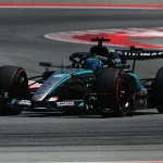 George Russell (Mercedes W17) en piste lors des EL3 du GP de Barcelone-Catalogne 2026, circuit de Barcelona-Catalunya