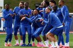 Les joueurs de l'équipe de France avant la Coupe du monde 2026