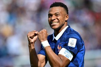 Kylian Mbappé célèbre un but lors de France - Sénégal à la Coupe du monde 2026
