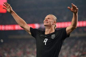 Erling Haaland lors de Norvège - Sénégal à la Coupe du Monde 2026
